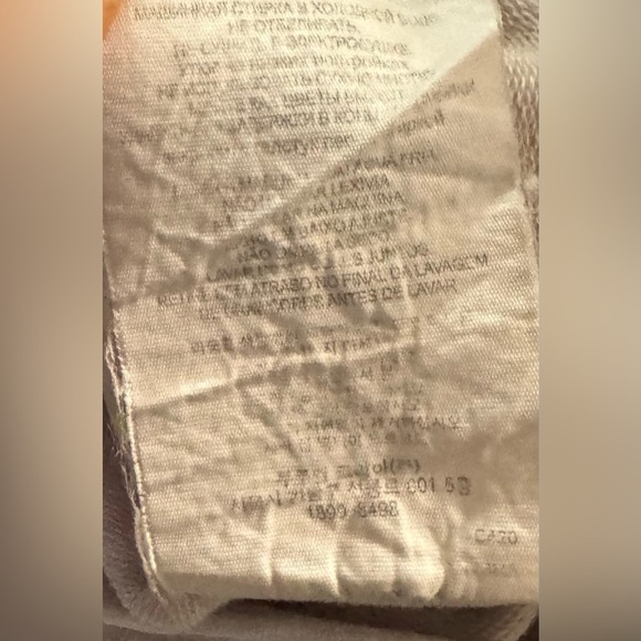 Varley Sweatshirt Atlas Mockneck Size Small Beige Pockets Zipper Sides Comfort - Picture 10 of 11